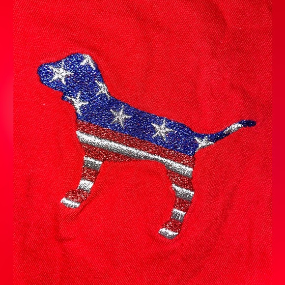Victoria’s Secret PINK patriotic flag sequin shirt smal - Picture 4 of 4